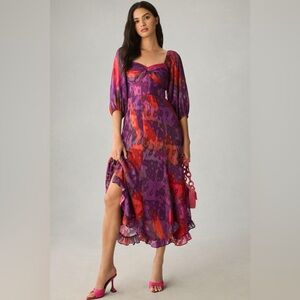 Hitch puff sleeve dress size XS petite